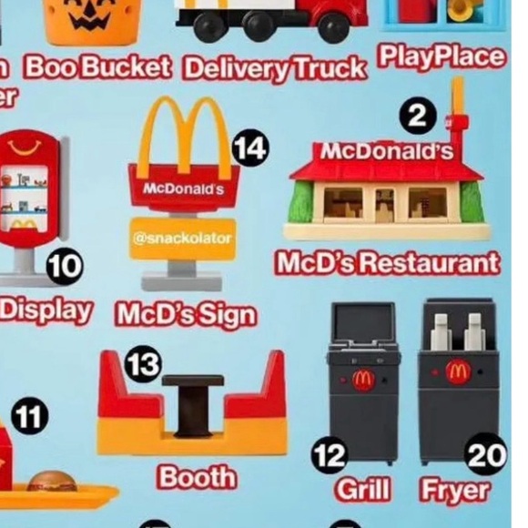 #20 Lil McDonald’s Happy Meal Toy - Fryer toy

GET 20% OFF on a BUNDLE of 2+ - Picture 4 of 4